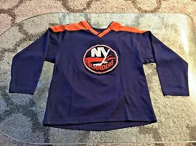 New York Islanders Michael Peca Blue Embroidered Jersey Youth Kids Medium 12-14 • $14.99