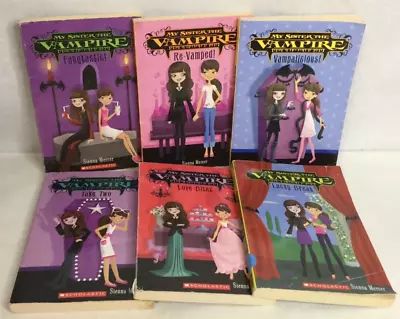 Lot Of 6 MY SISTER THE VAMPIRE Books 2-7 By Sienna Mercer Scholastic PB RL 2.5 • $8.44