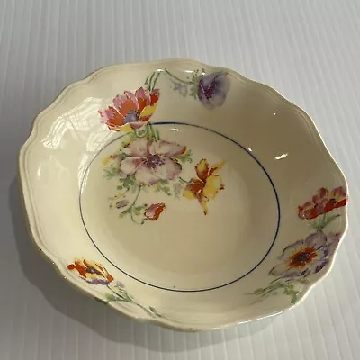 Vintage J&G Meakin Sunshine SOL Small Berry Bowl - Poppies England 13.5cm • $24.50