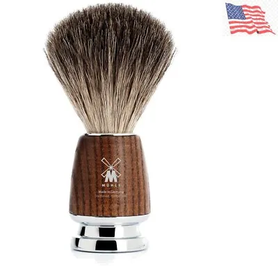 MÜHLE RYTMO Pure Badger Shaving Brush | High-Grade Steamed Resin Handle With ... • $61.99