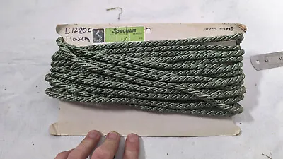 Light Green Fabric Trimming Rope Effect Upholstery Haberdashery Costuming. • £1