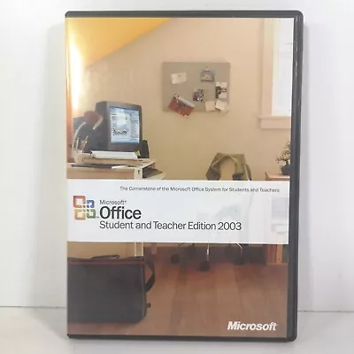 Microsoft Office Student And Teacher Edition 2003 - Excel Word Etc. • £8.99