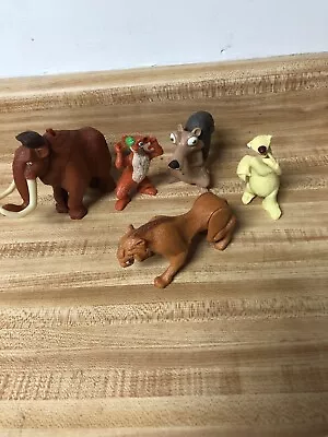 2009 McDonalds Ice Age Dawn Of The Dinosaurs Toy Set Lot Of Five • $12.99