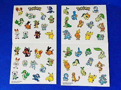 $1.95 • Buy 52pc Pokemon Sticker Set 2021 McDonalds 25th Anniversary Promo 2 Sheets Pikachu