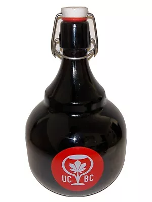 UCBC Urban Chestnut Brewing Co. Beer Growler Bottle 2 Liter Brown Glass St Louis • $14