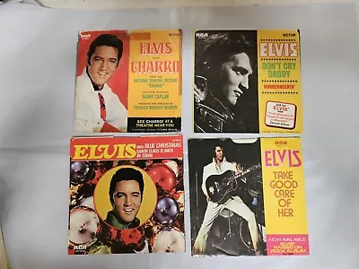 Lot Of 4 Elvis Presley Picture Sleeve 45s / Sleeves Only • $20.90