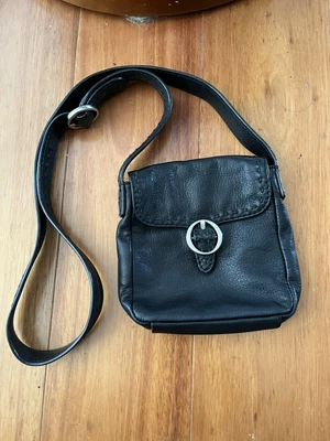 $30 • Buy OROTON Black Leather Crossbody Bag
