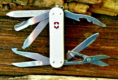 Victorinox MiniChamp Silver Alox Authentic And Original Swiss Army Knife • $64.99