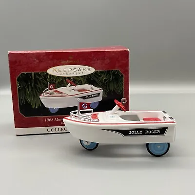 Vtg 1993 Hallmark Pedal Car Murray Boat Jolly Roger Kiddie Car Classics With Box • $24