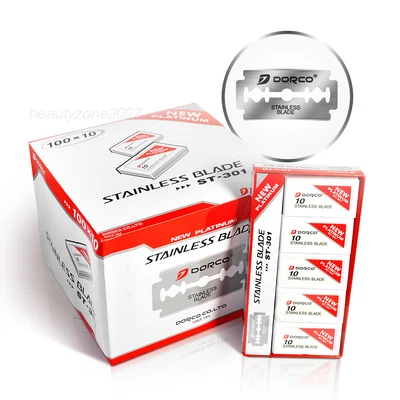 $12.95 • Buy Dorco ST301 Double Edge Razor Blades Stainless Blades 100-1000 NEW