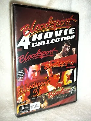 Bloodsport 4-Movie Collection (DVD 2023) NEW Jean Claude Van Damme Bolo Yeung • $49.99