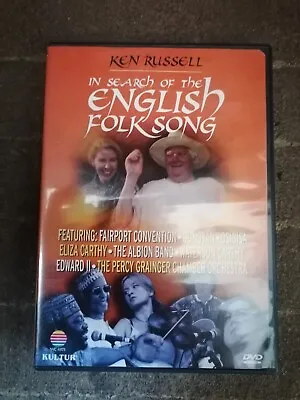 In Search Of The English Folk Song Ken Russell [DVD) R1 NTSC - AS NEW - FREEPOST • £14.99