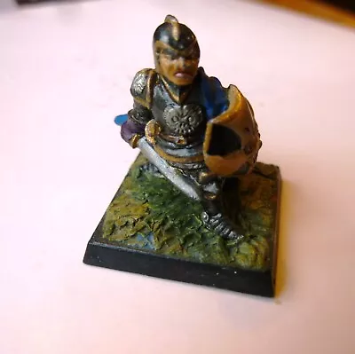 Games Workshop Citadel FA32 Half Orc With Sword Shield Metal Vintage Figure • £10