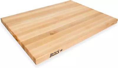 Large Maple Wood Cutting Board For Kitchen Prep Rectangular Charcuterie 24  X  • $203.99