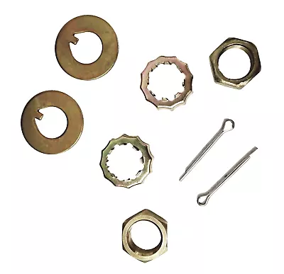 Mustang II Spindle Nut Kit 13/16 -20 Nuts Washers Pins Stock Or Drop Spindles • $14.95