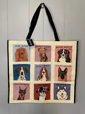 NEW Marshalls Shopping Bag Reusable Travel Tote Dog Breed Photos NWT • $4.99