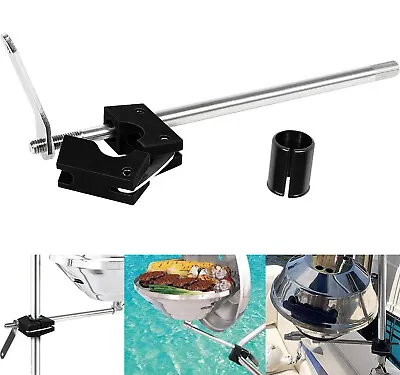 A10-080 Round Rail Grill Mounts 7/8 -1  For All Marine Kettles Barbeque Grill • $47.99