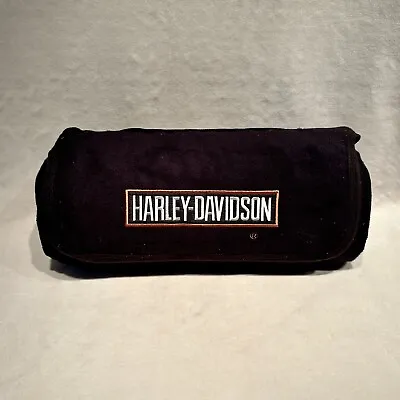 HARLEY DAVIDSON Motorcycle Seat Cover Picnic Blanket Roll Up - 56  X 59  • $14.95