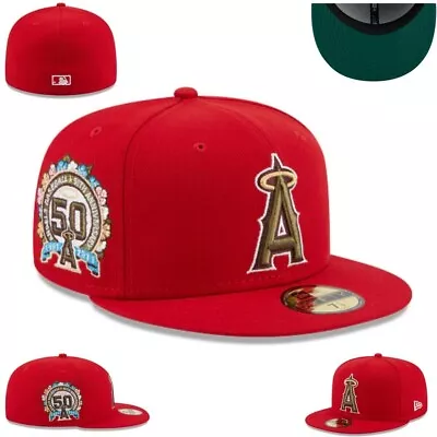 New Era MLB Los Angeles Angels 59FIFTY 5950 Fitted Hat - 2024 New Styles Size：7 • $0.35