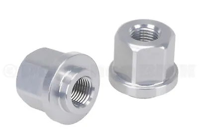 3/8  X 26T ADAPTER Axle Nuts To Fit 14mm Drop Outs (PAIR) SILVER • $16.99