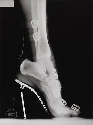 1994 Vintage Helmut Newton Photo Print Fashion X-Ray Vogue Photogravure 14x18 • $105.22