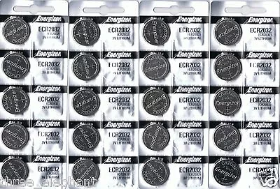 20 New ENERGIZER CR2032 Lithium 3v Coin Battery Australia Stock FAST SHIPPING • $146.99