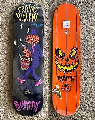 Franky Villani PUMPKIN Primitive Skateboards Fos Heroin Halloween 8.38 P-rod • $139.99