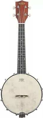 Kala Brand Music Co. Natural Mahogany Satin Concert Banjo Ukulele - Banjolele... • $199