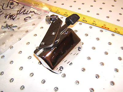 Volvo 1974 142 Coupe RIGHT Rear PASS Window Lock Unlock Chrome 1 Assembly680428 • $87