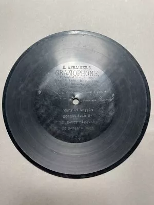 Berliner Phonograph Record - Sousa; Cornet Solo; E- Condition! • $65