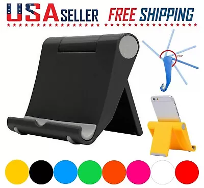 Cell Phone Stand Fordable Desk Holder Mount Cradle Dock IPhone Galaxy Switch  • $3.95