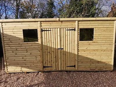 8x15 Loglap Shed Delivered • £1800