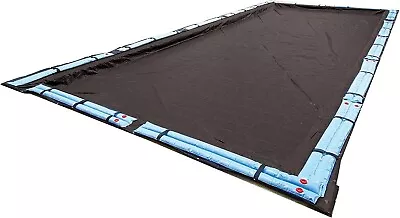 In Ground Rectangular Swimming Pool Winter Cover 20' X 40ft Dark Navy Blue Wave • $57