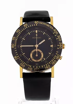 Movado Men's Vintage Quartz Tachymeter Watch W/ Original Box 87.07.873 • $600