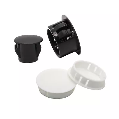 £1.50 • Buy Round Plastic Black Blanking End Cap Caps Tube Pipe Inserts Plug Bung 5mm - 60mm