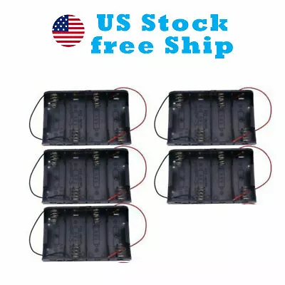 5pcs Battery Holder Tray For 4 Size C Case Box R14 UM2 Wire US Stock Free Ship • $10.36