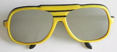 VINTAGE 70s 80s TAIWAN ROC AVIATOR MIRRORED SUNGLASSES • $34.95