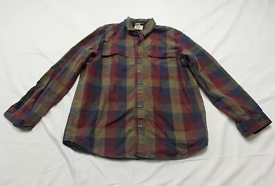 L.L Bean Men's Lined Hurricane Traditional Fit Plaid Shirt JW7 Multicolor Medium • $22.50