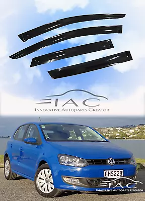 For VW POLO Hatchback 2010-2017 Window Visor Vent Sun Shade Guard Door Visor  • $64.99