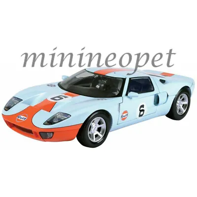 Motormax 79639 Ford Gt Concept # 6 1/12 Diecast Model Car Gulf Livery Light Blue • $119.90