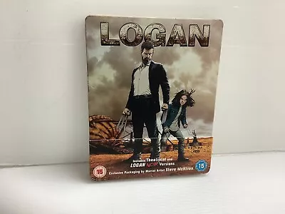 Logan Blu Ray Steelbook J-card + Noir Version VG Con Wolverine Marvel Reg B • £19.99