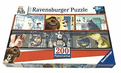 Ravensburger The Secret Life Of Pets Jigsaw Puzzle  8+ 200 Pc. Panorama Complete • $9.99