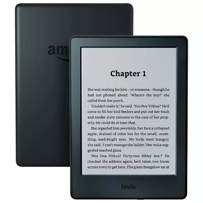 Kindle 6  Display E-reader Without Built-in Light Wifi Black 8th Gen Refurbished • £59.95