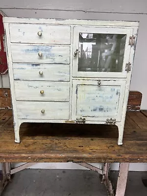 Vintage Steel Medical Dental Cabinet Kitchen Bathroom Buyer To Arrange Shipping • $1250