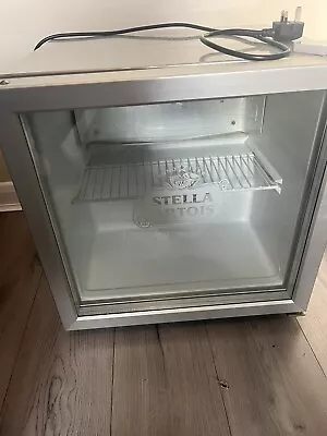 Husky Stella Artois Drinks Table Top 50L Mini Fridge Beer Chiller Glass Door  • £60