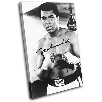 Muhammad Ali Boxing Sports SINGLE CANVAS WALL ART Picture Print • £34.99
