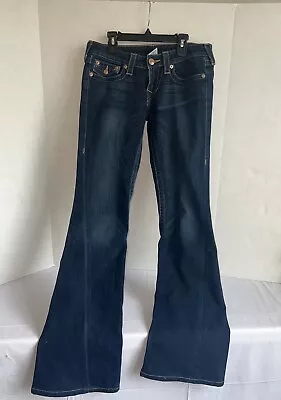 True Religion World Tour Jeans - Women's Size 27 - Low Rise Straight Leg USA • $15