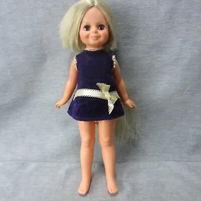 Ideal Velvet Doll Grow Hair Sleep Eyes 15in • $29.99
