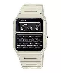 Casio Mens Digital Calculator White Plastic Strap Watch - CA-53WF-8BDF • £29.99