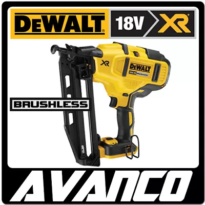 DeWalt 18V XR Li-Ion Brushless 16Ga Second Fix Nailer Skin Finishing DCN660N-XE • $649.99